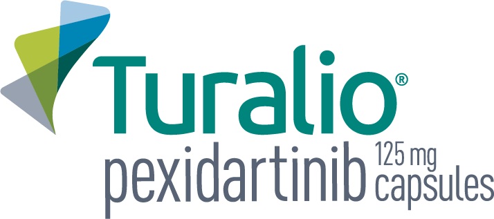 Logotipo de Turalio(R)(pexidartinib) cápsulas de 200 mg